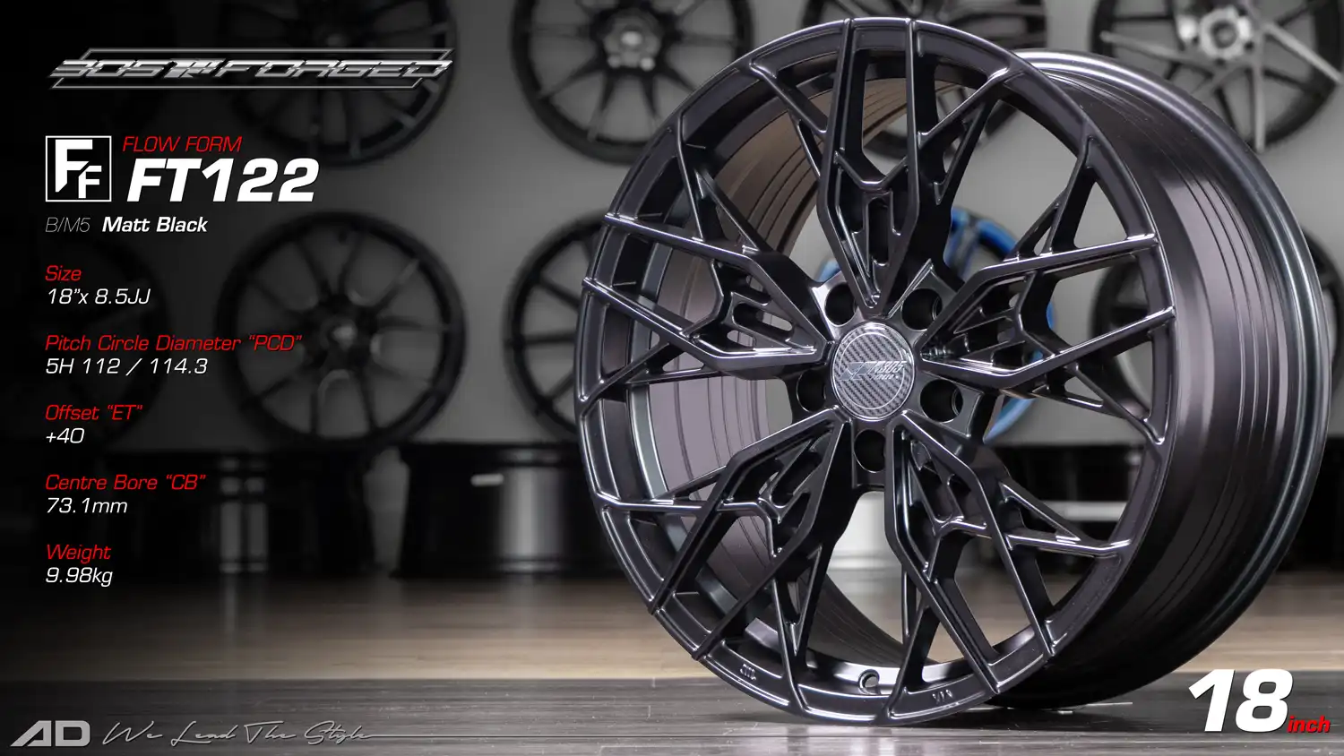 Ad wheels | Bos Forged 122 18 inch 5H112/114.3