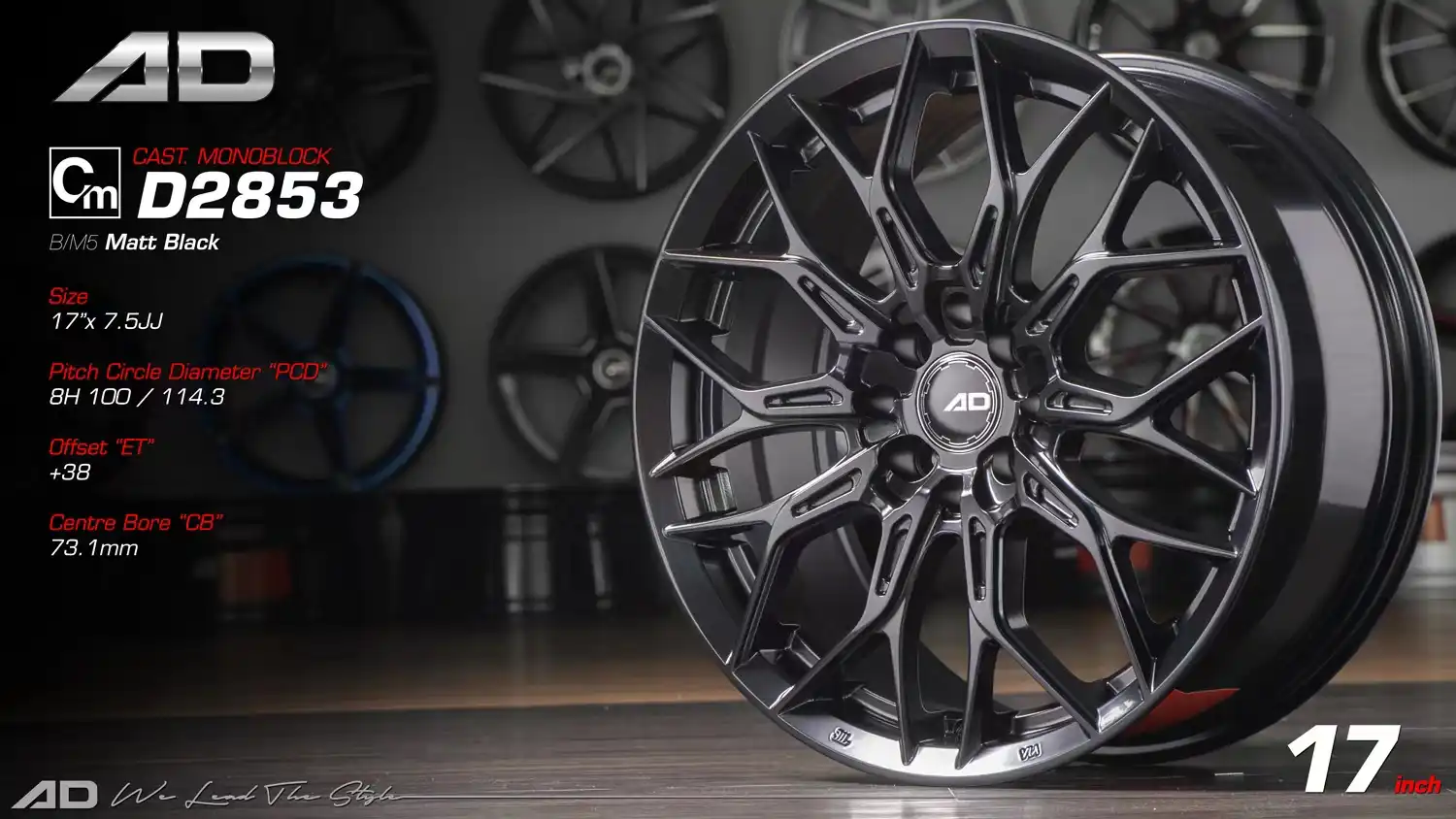 Ad wheels | Ad 2853 17 inch 4H100/114.3