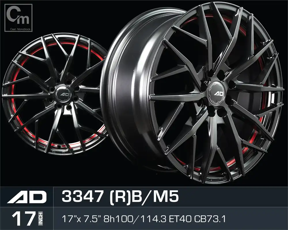 Ad wheels | Cast Monoblock 3347 17 inch 4H100/114.3