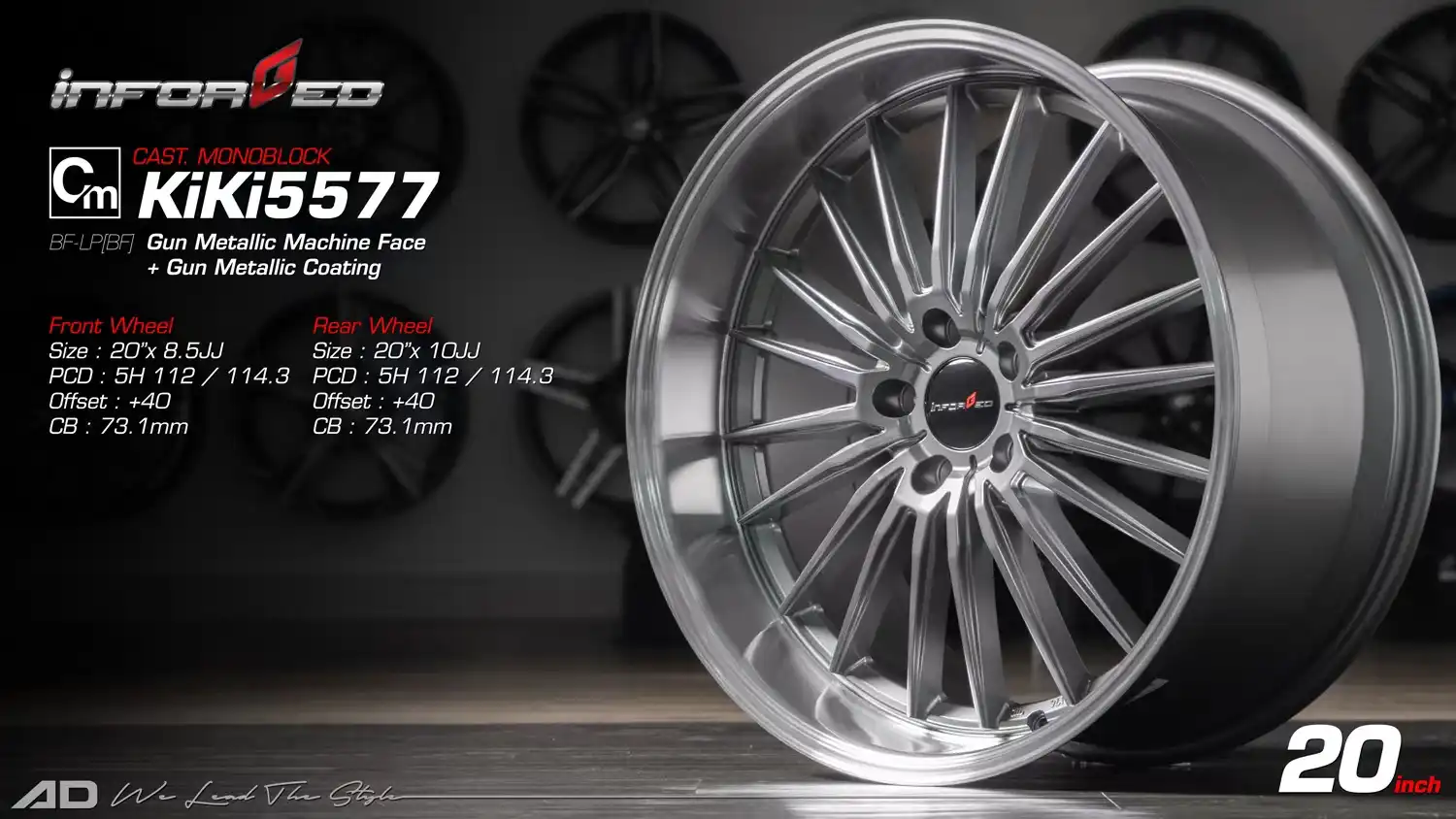 Ad wheels | Inforged 5579 20 inch 5H112/114.3