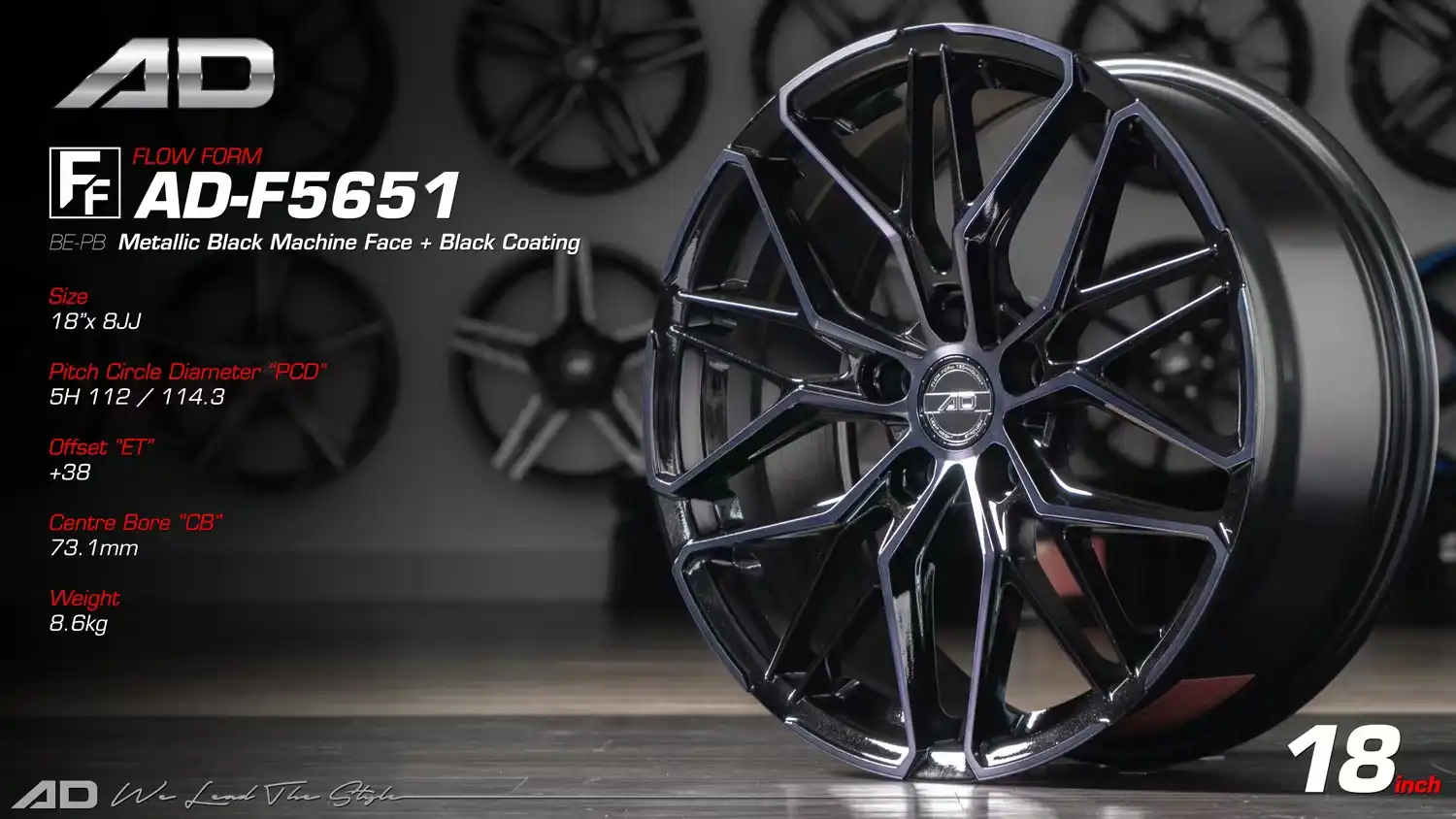 Ad wheels | Flow Form 5651 18 inch 5H112/114.3