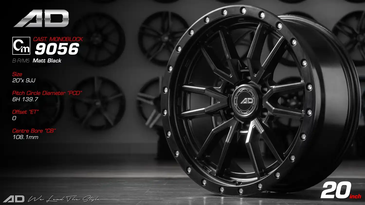 Ad wheels | Cast Monoblock 9056 20 inch 6H139.7
