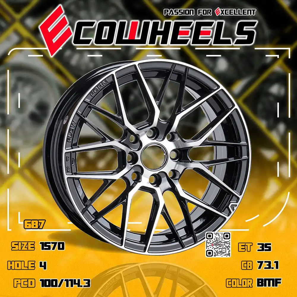 Sports Rim wheels | v-ff107 15 inch 4H100/114.3