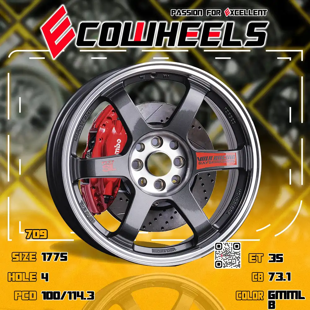 Rays wheels | te37 17 inch 4H100/114.3
