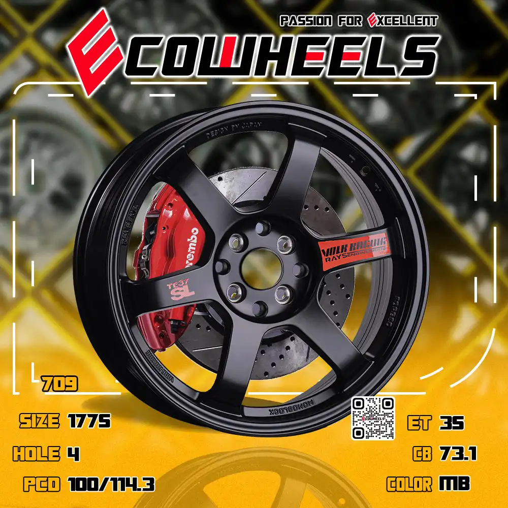 Rays wheels | te37 17 inch 4H100/114.3