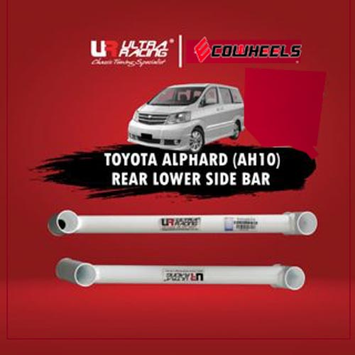 Ultra Racing | Rear Lower Side Bar Alphard ’02