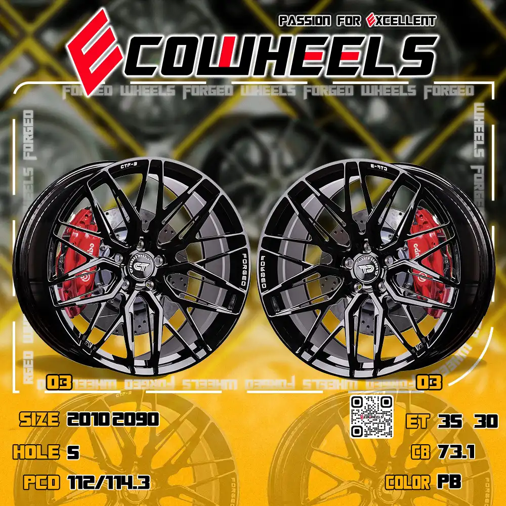 Ct wheels | forged wheels 20 inch 5H112/114.3