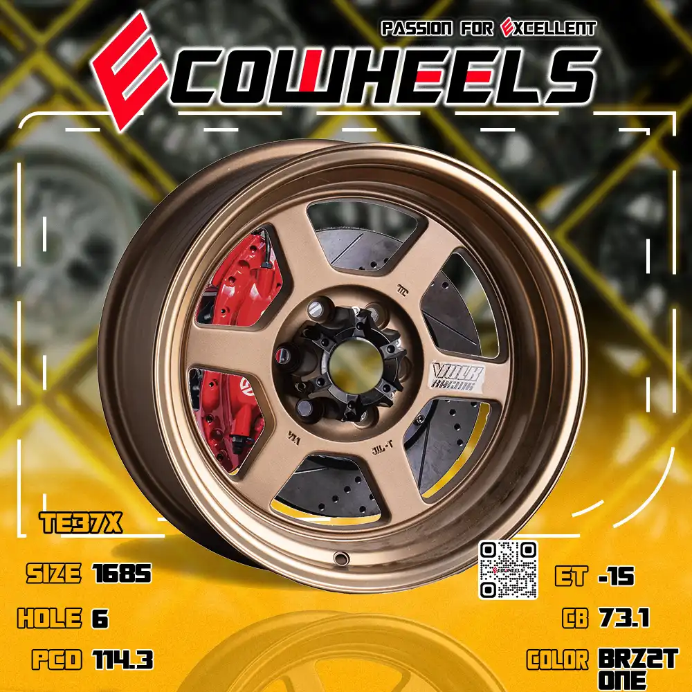 Rays wheels | te37x 16 inch 6H114.3