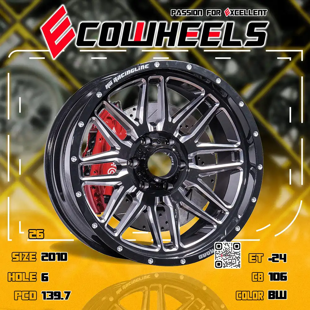 Kii Racing wheels | 4X4 off road style 20 inch 6H139.7
