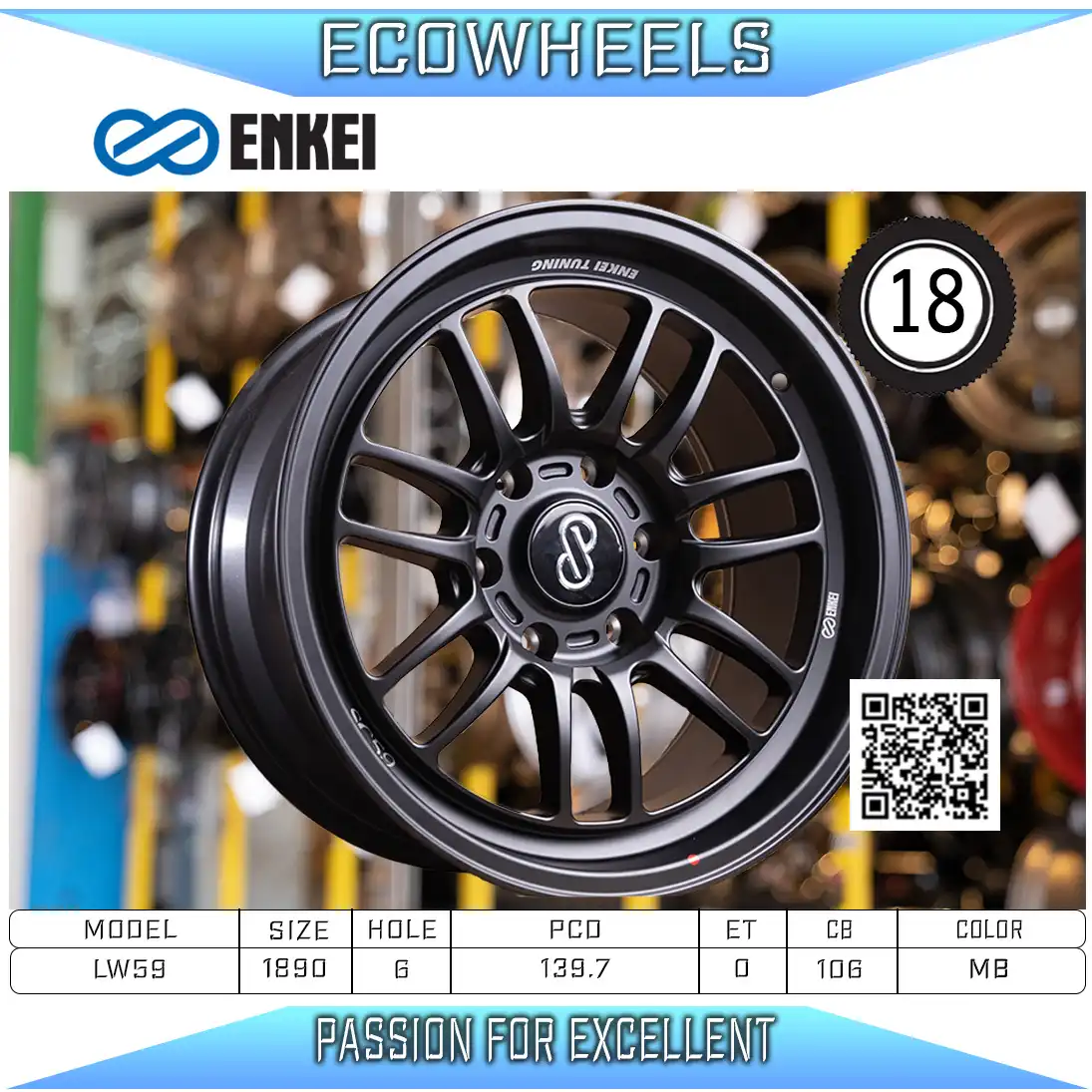 Enkei wheels | Tuning sc59 18 inch 6H139.7
