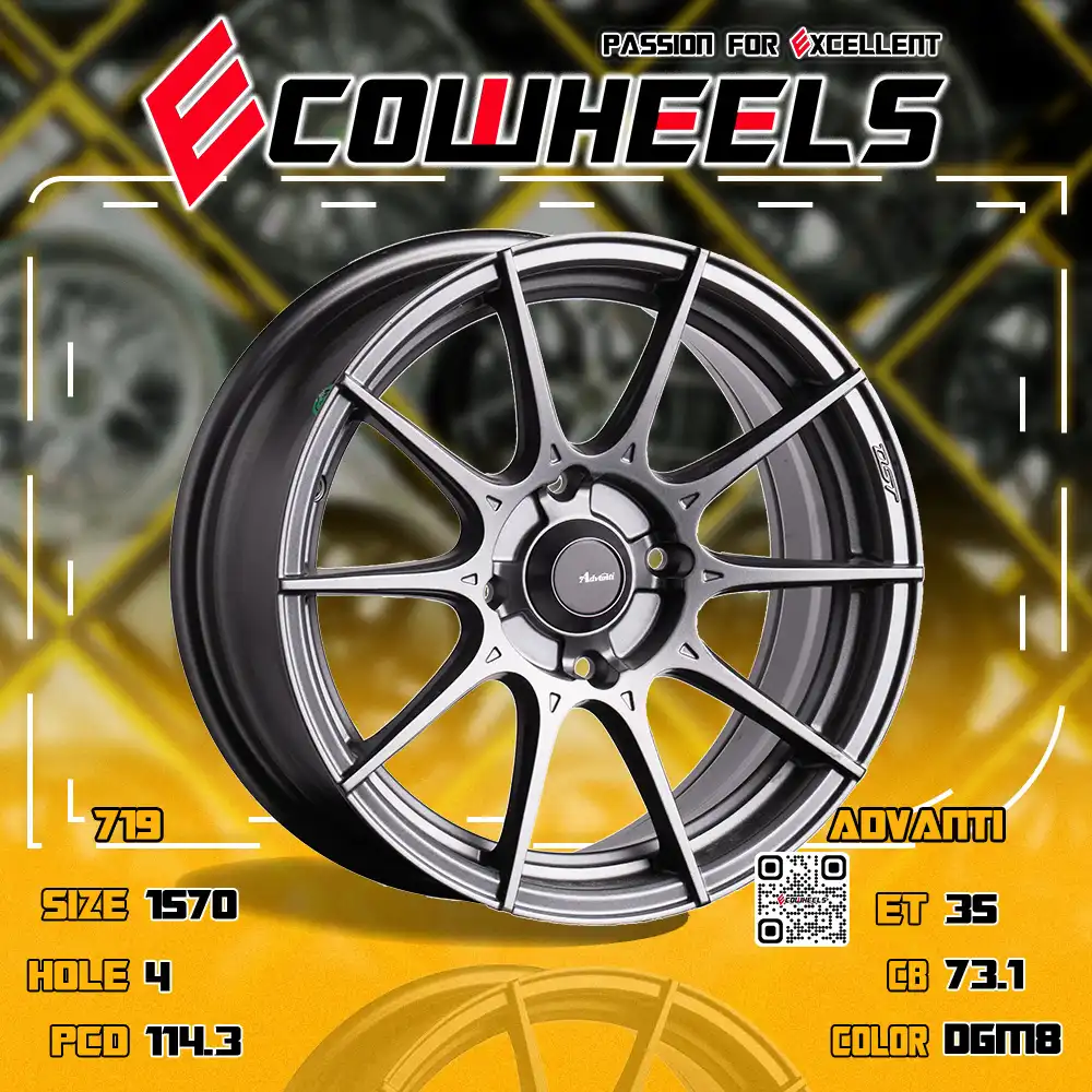 Advanti wheels | Dst storm-s1 15 inch 4H114.3