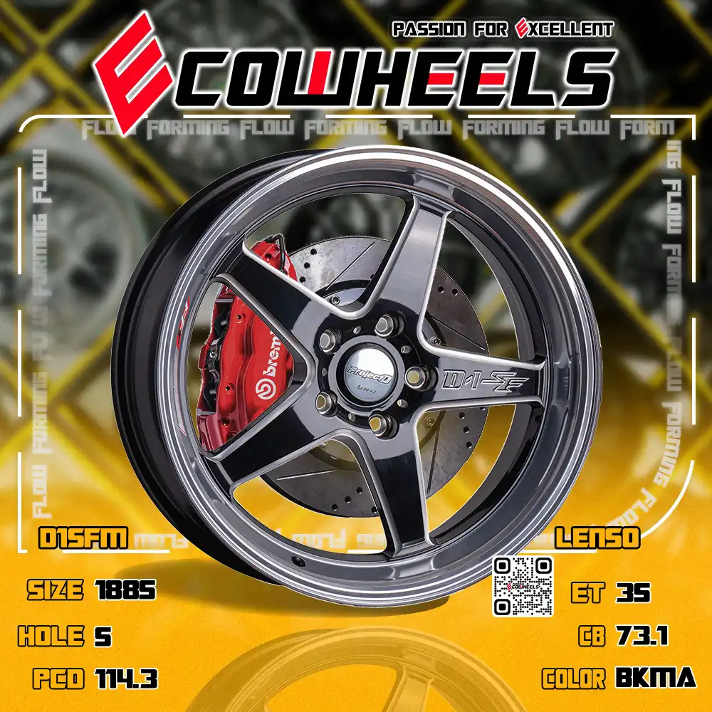 Lenso wheels | Project-D d1-sf-medium 18 inch 5H114.3