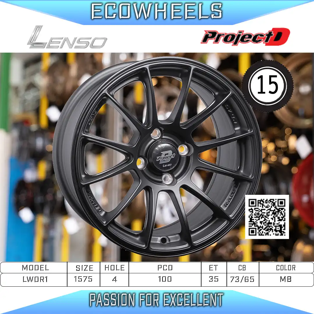 Lenso wheels | Project-D race-1 15 inch 4H100