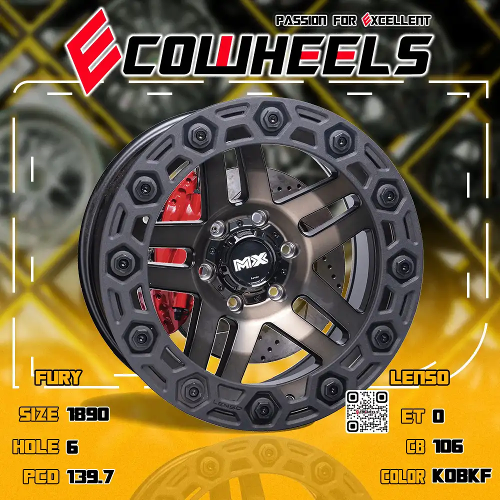 Lenso wheels | Mx fury 18 inch 6H139.7