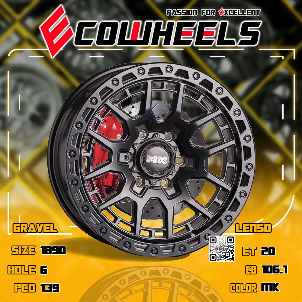 Lenso wheels | Mx gravel 18 inch 6H139.7