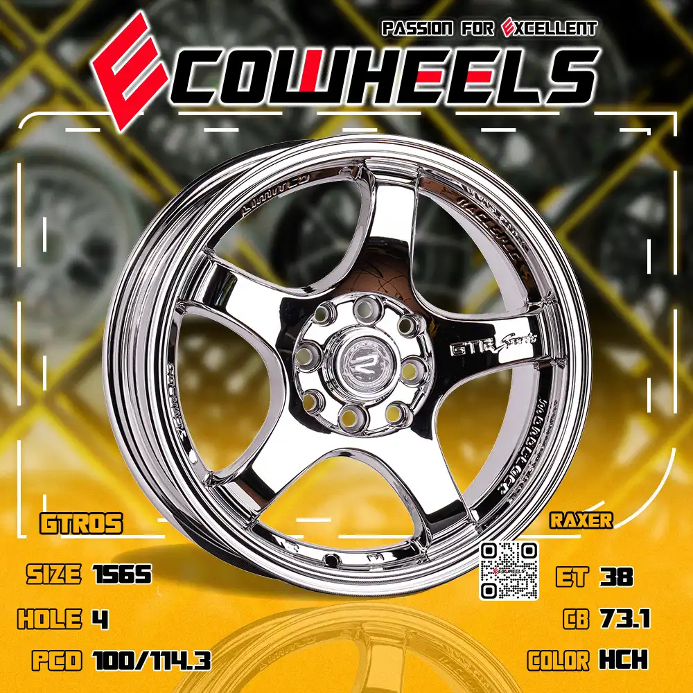 Raxer wheels | gtr05 15 inch 4H100/114.3