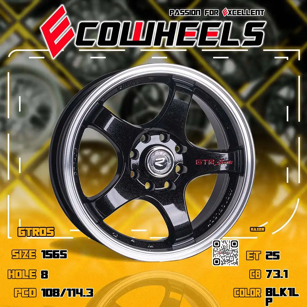 Raxer wheels | gtr05 15 inch 4H108/114.3