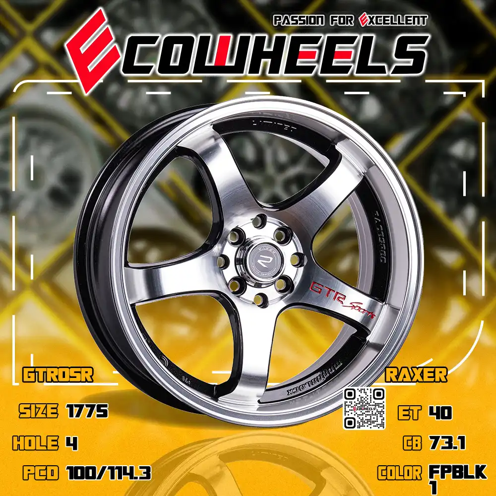 Raxer wheels | gtr05r 17 inch 4H100/114.3