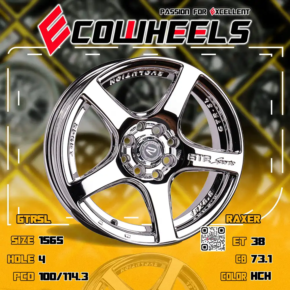 Raxer wheels | gtr5l 15 inch 4H100/114.3