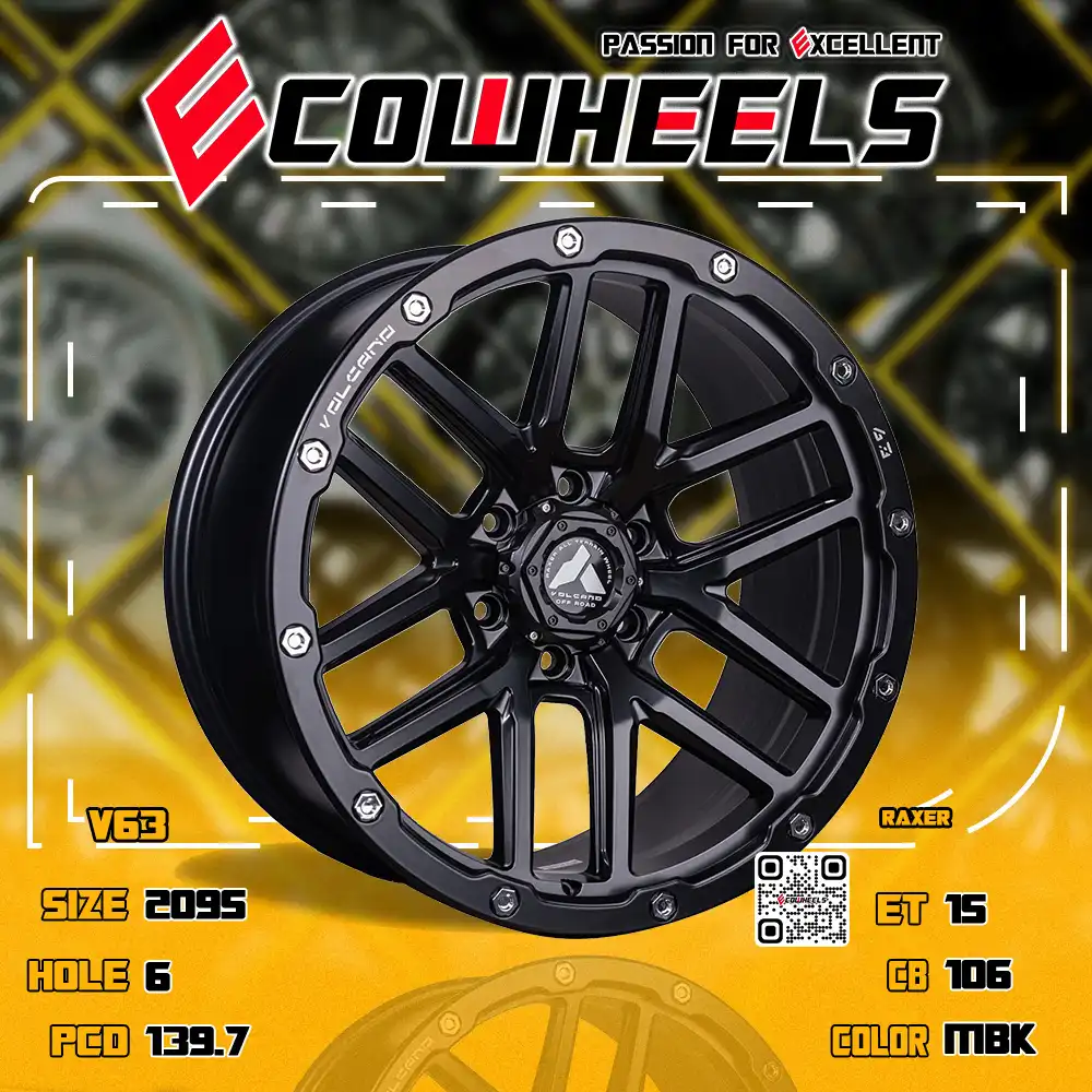 Raxer wheels | Volcano v63 20 inch 6H139.7