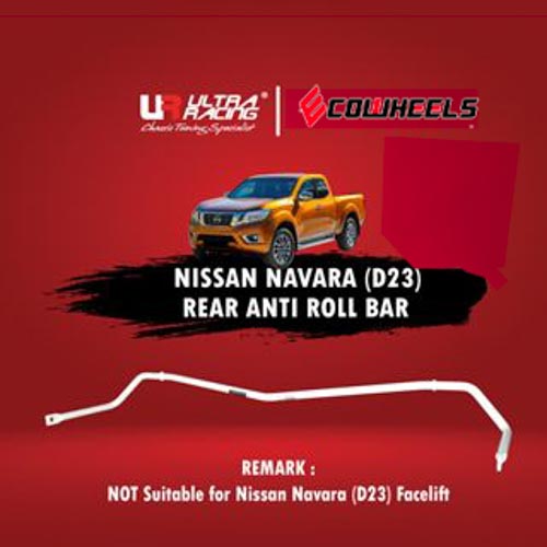 Ultra Racing | Rear Bar Navara Np 300 D23 2.5D’14(4Wd)
