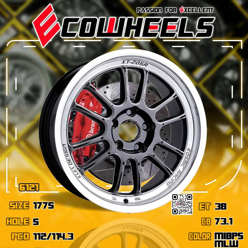 Cosmis wheels | racing xt-206r 17 inch 5H112/114.3