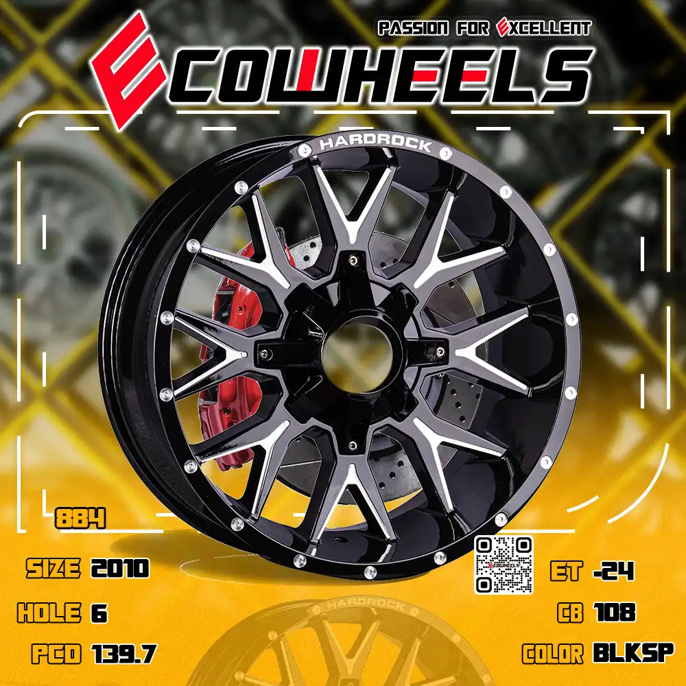 Hardrock wheels | Affliction h700 20 inch 6H139.7