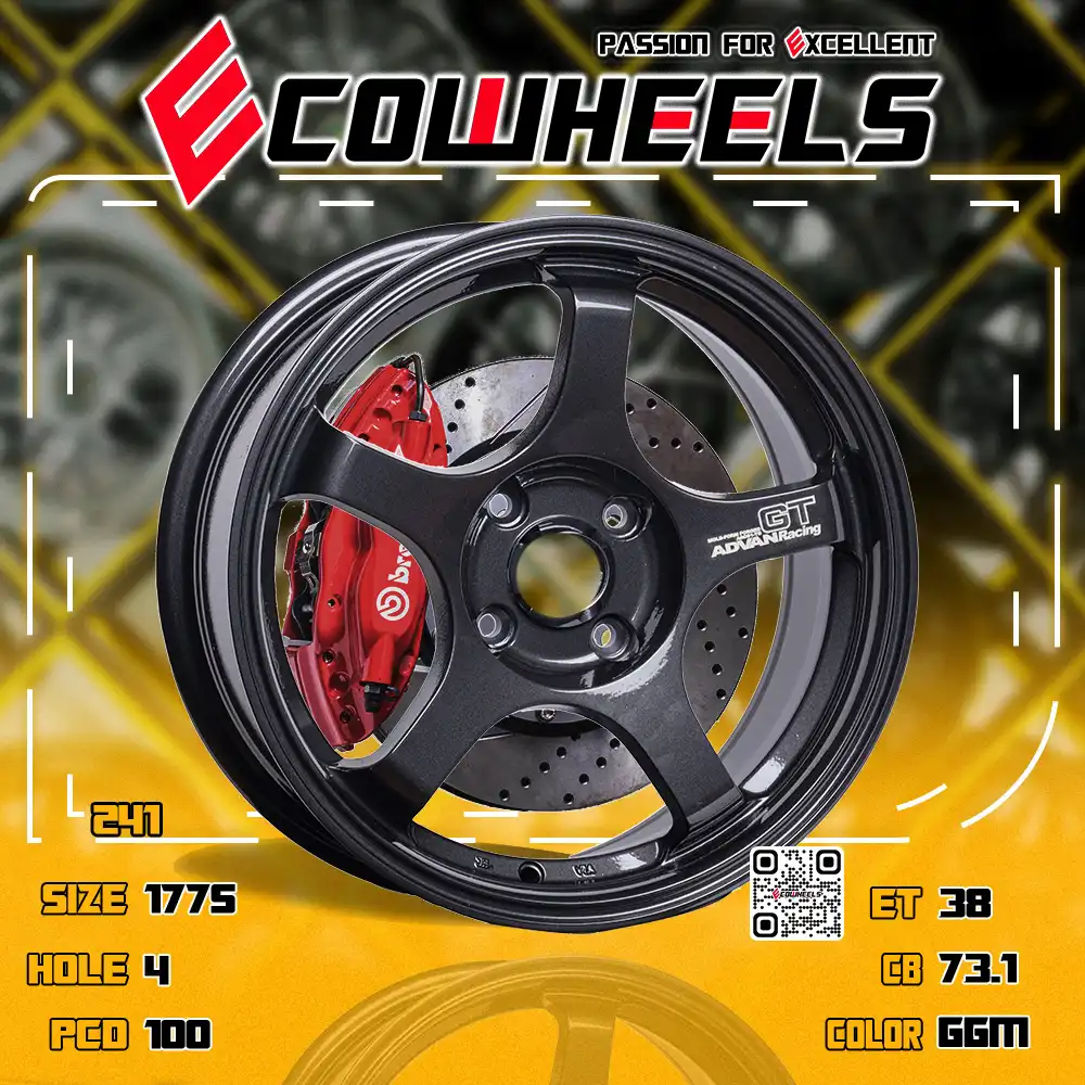 Sport Rims wheels | Advan Racing Gt 17 inch 4H100