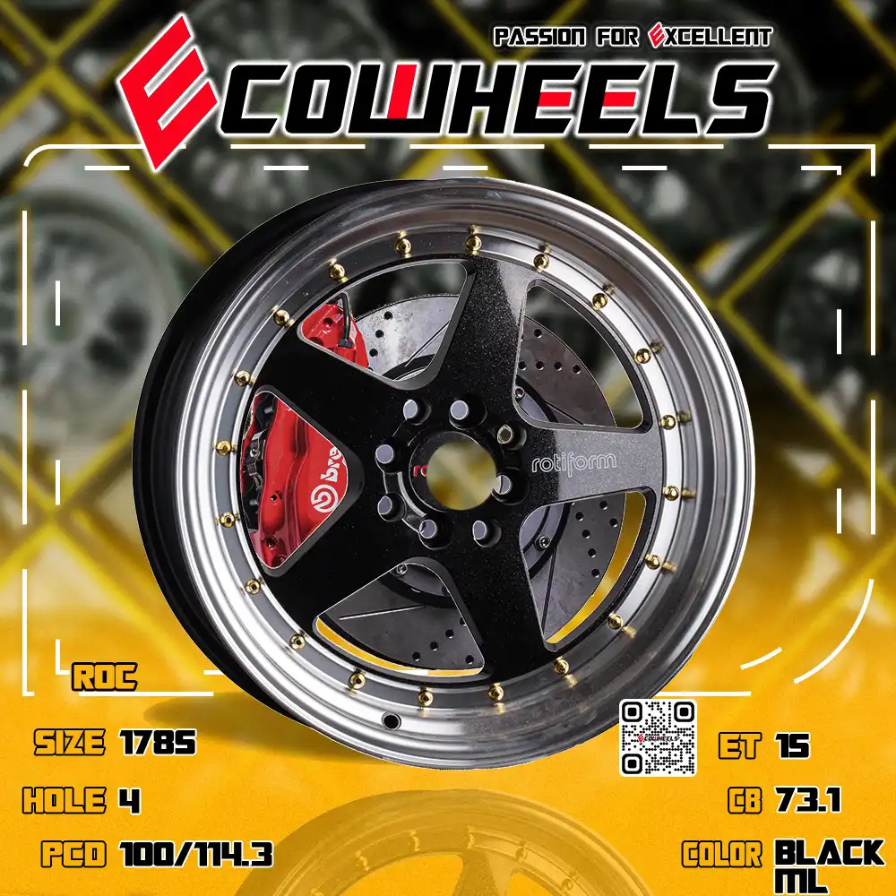 Rotiform wheels | Roc 17 inch 4H100/114.3