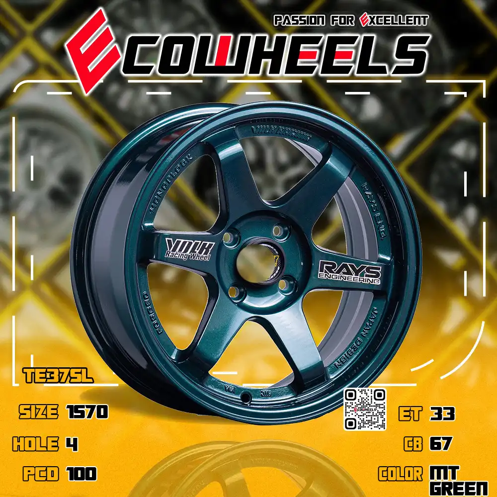 Rays wheels | te37sl 15 inch 4H100