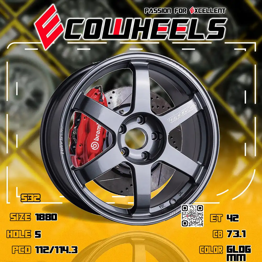 Rays wheels | te37 18 inch 5H112/114.3
