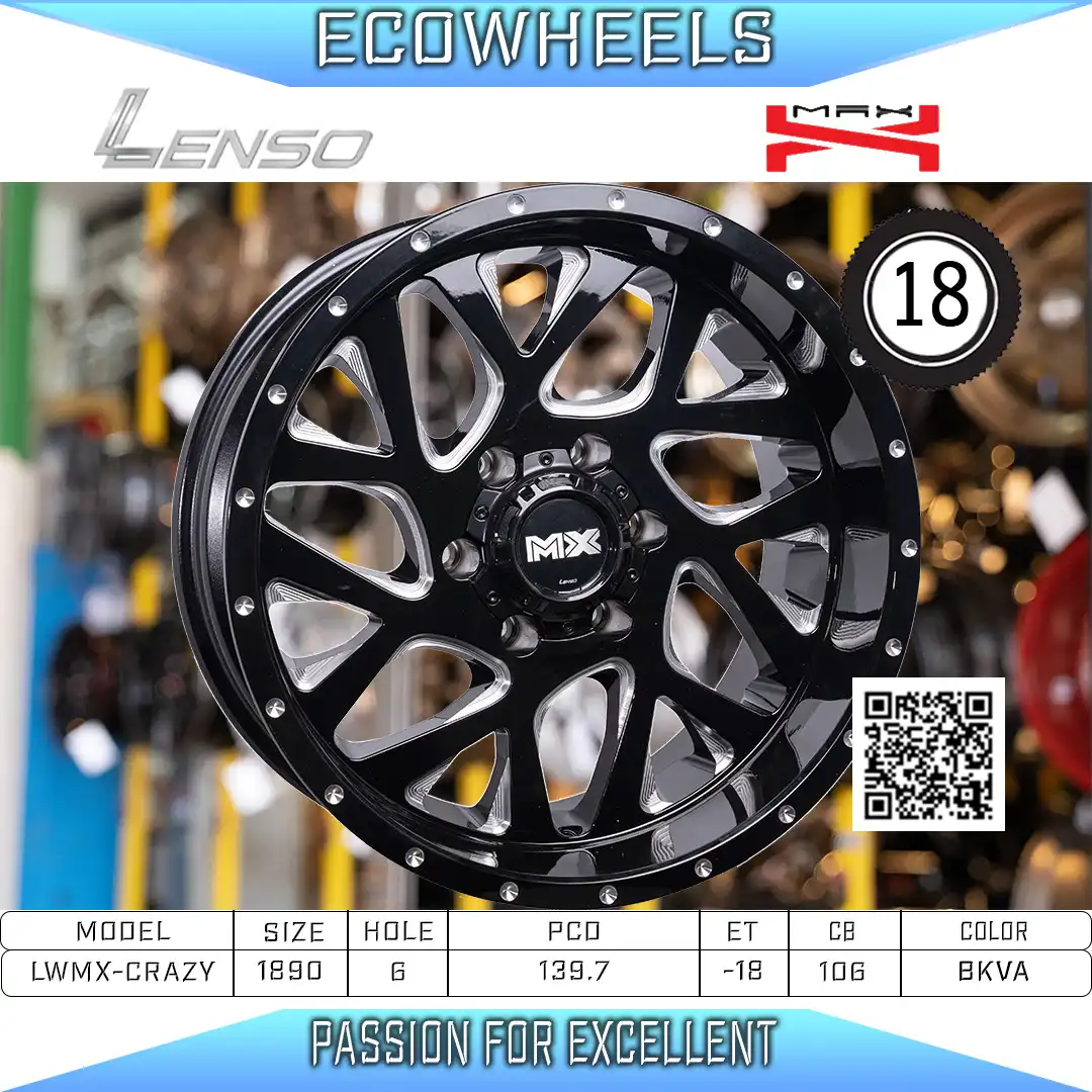 Lenso wheels | Mx crazy 18 inch 6H139.7