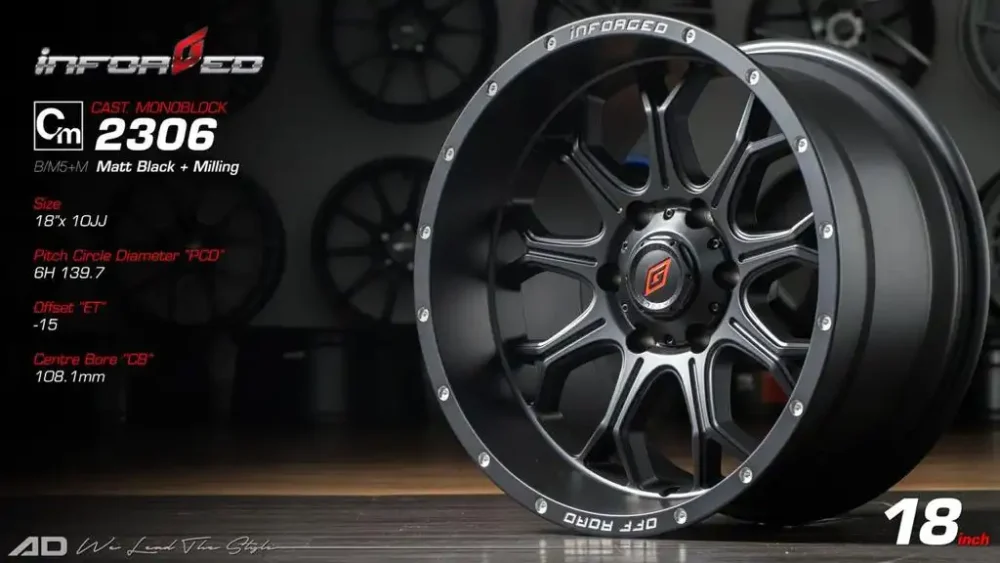 Ad wheels | Ad 2306 18 inch 6H139.7