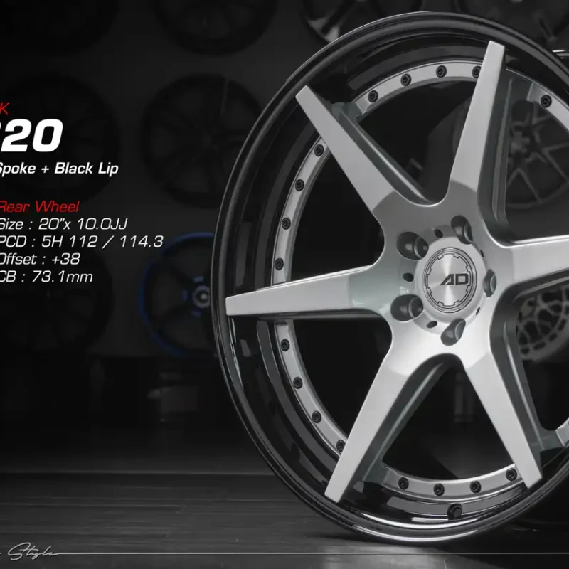 Ad wheels | Cast Monoblock 6820 20 inch 5H112/114.3