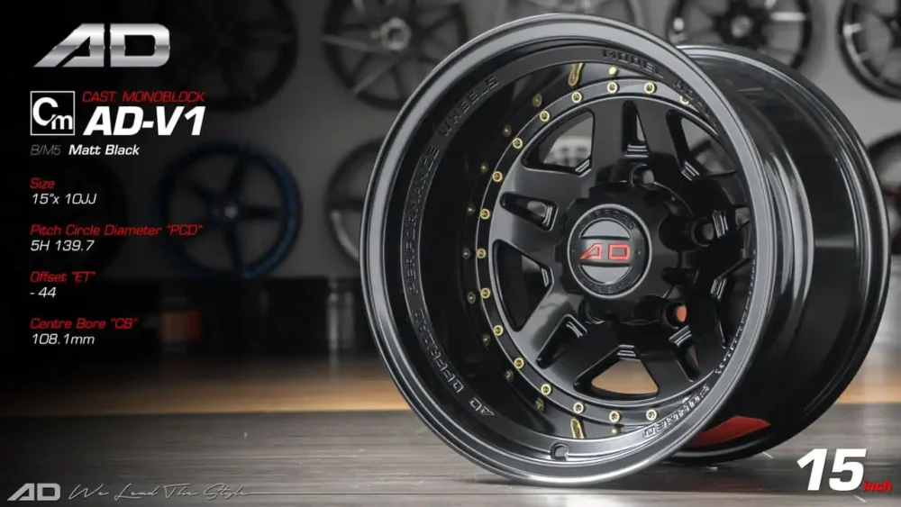 Ad wheels | Ad v1 15 inch 5H139.7