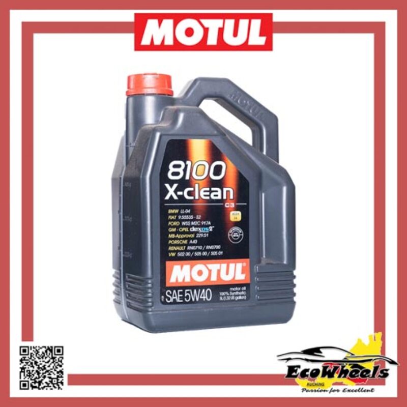 MOTUL 8100 X-CLEAN 5W40 API SN-CF 5L