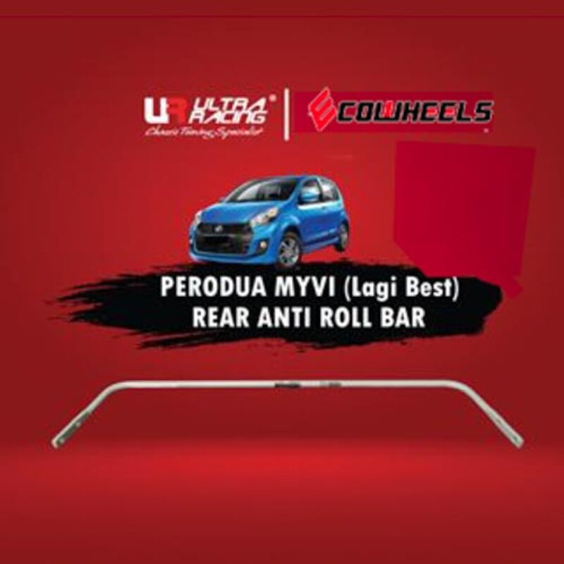 Ultra Racing | Rear Bar Myvi Old 1.0,1.3 ’05-’11, Lagi Best 1.3,1.5’12