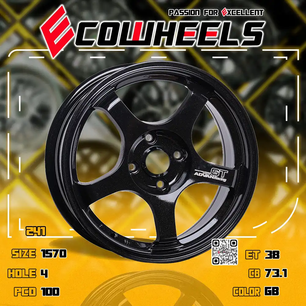 Sport Rims wheels | Advan Racing Gt 15 inch 4H100