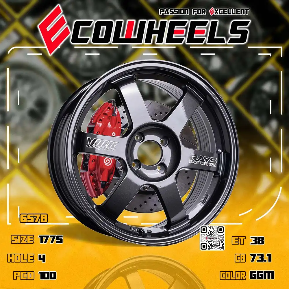 Rays wheels | te37b 17 inch 4H100