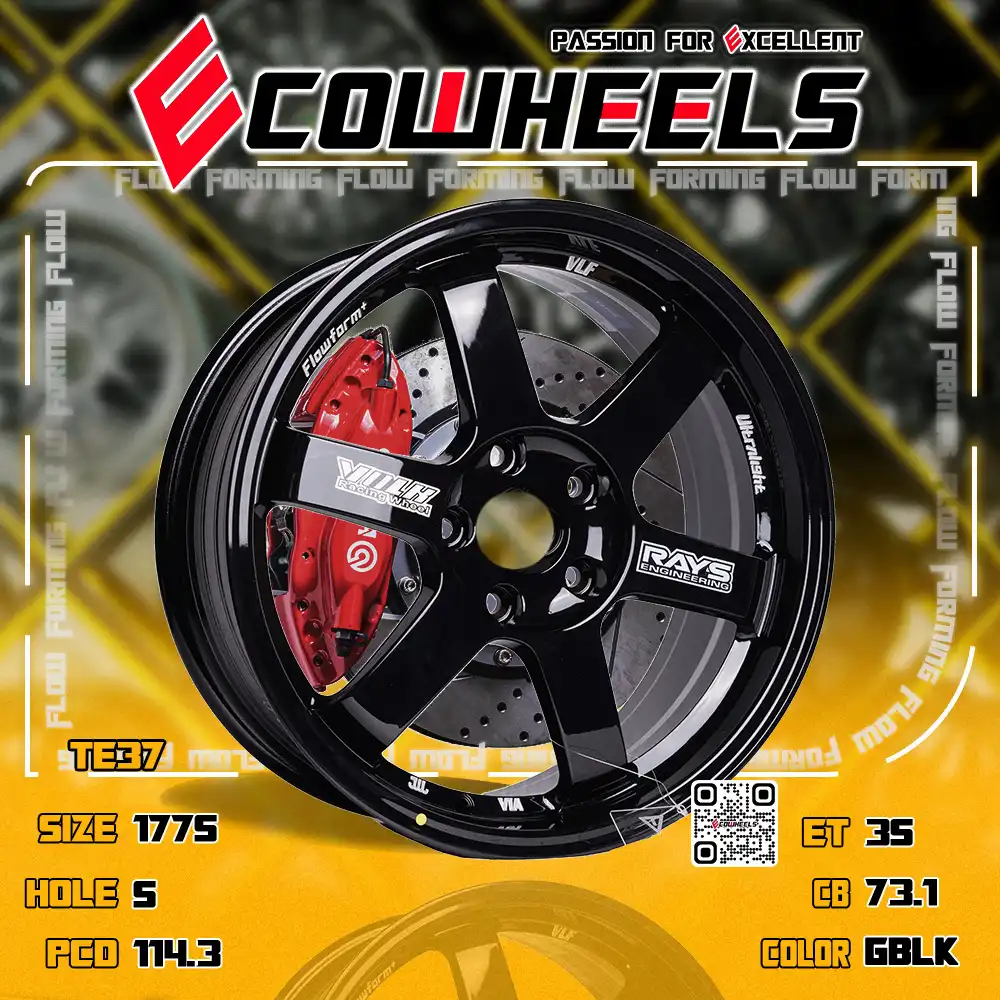 Rays wheels | te37 17 inch 5H114.3