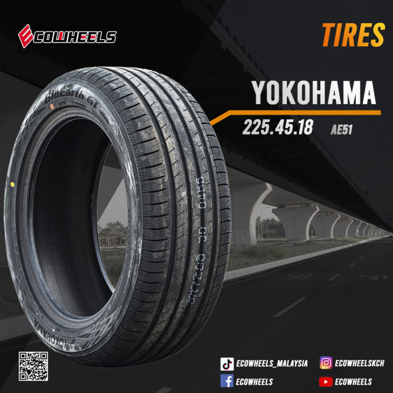 YOKOHAMA 225/45 R18 BluEarth AE51