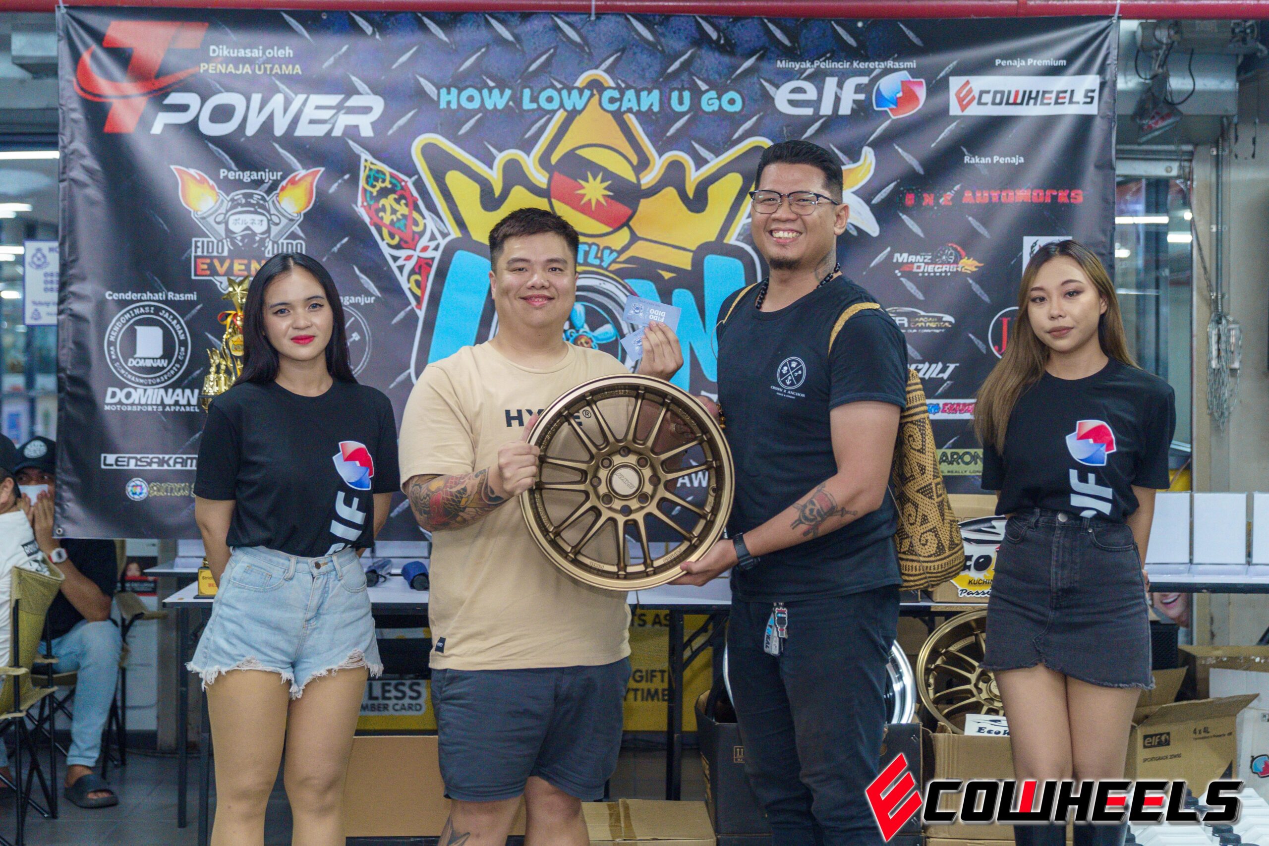 Lucky draw winner at How Low Can You Go Events