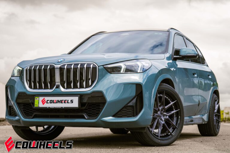 BMW iX1 with AD Forged Wheels at Kuching close up shot