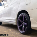 Rear wheels of forged wheels at Kota Samarahan